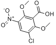 3-氯-2,6-二甲氧基-5-硝基苯甲酸