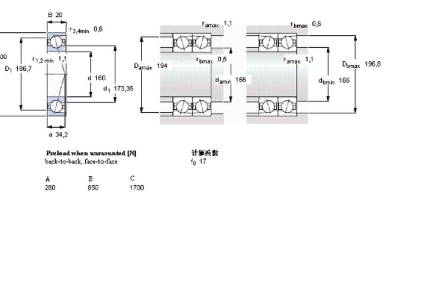 SKF 71832CD/P4A軸承