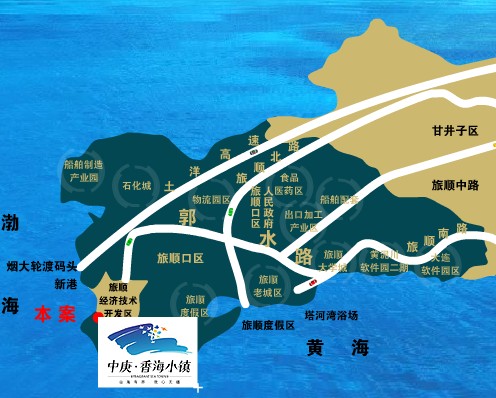 香海上峰交通圖