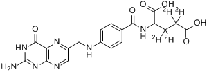 N-[4-[[（2-氨基-1,4-二氫-4-氧代-6-蝶啶）甲基]氨基]苯甲醯基-2,3,5,6-D4]-L-谷氨酸