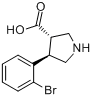 (3S,4R)-4-（2-溴苯基）吡咯烷-3-羧酸