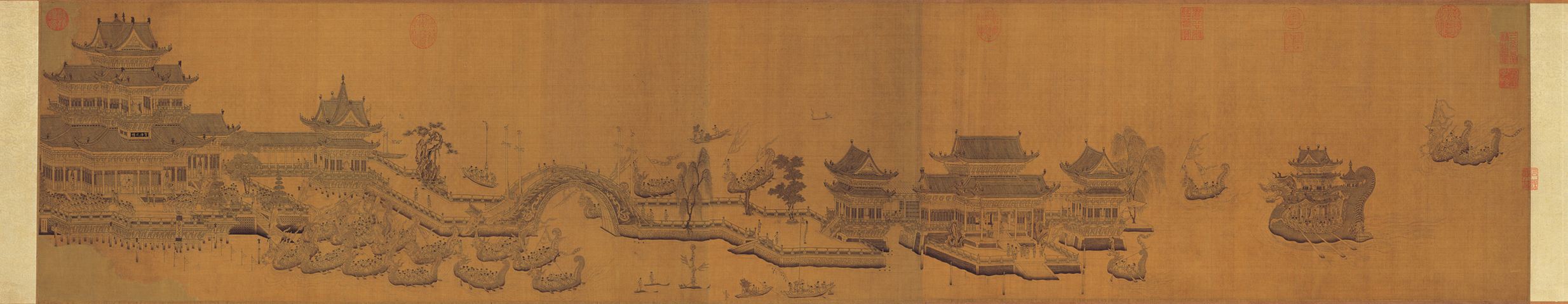 龍池競渡圖