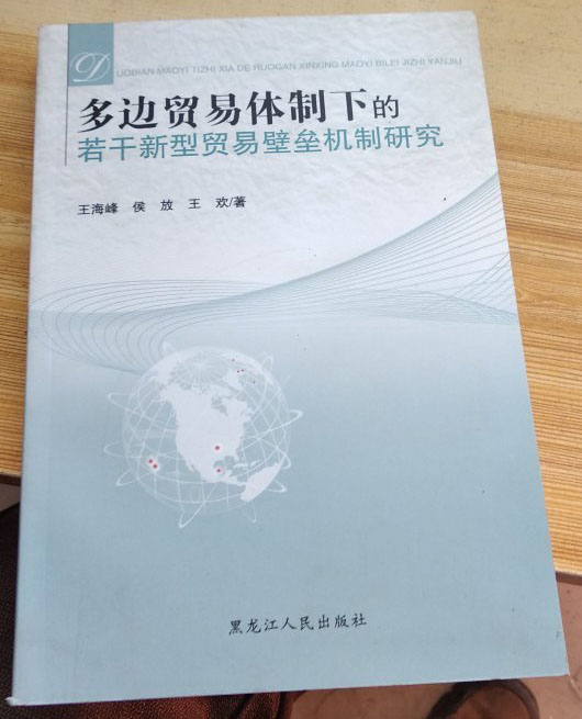 多邊貿易體制下的若干新型貿易壁壘機制研究