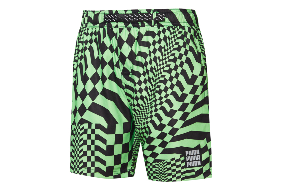 PUMA SWIM MEN PSYGEO AOP MID SHORTS 1P男子沙灘短褲