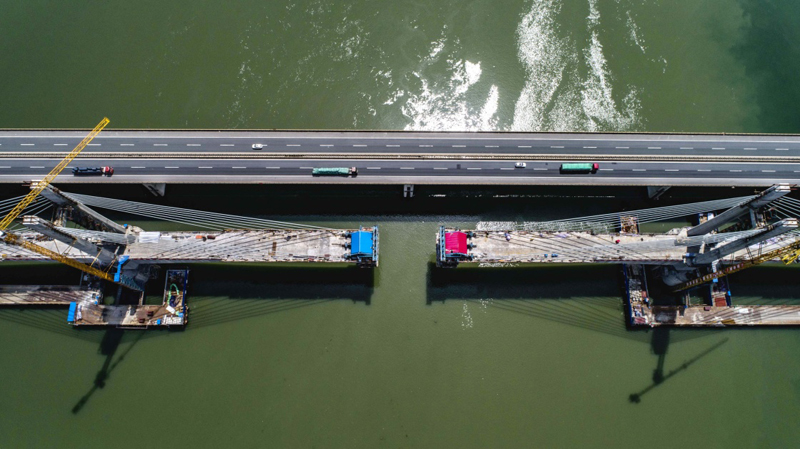 蒙華鐵路漢江特大橋