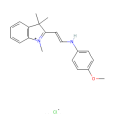 2-[2-[（4-甲氧基苯基）氨基]乙烯基]-1,3,3-三甲基-3H-吲哚翁氯化物