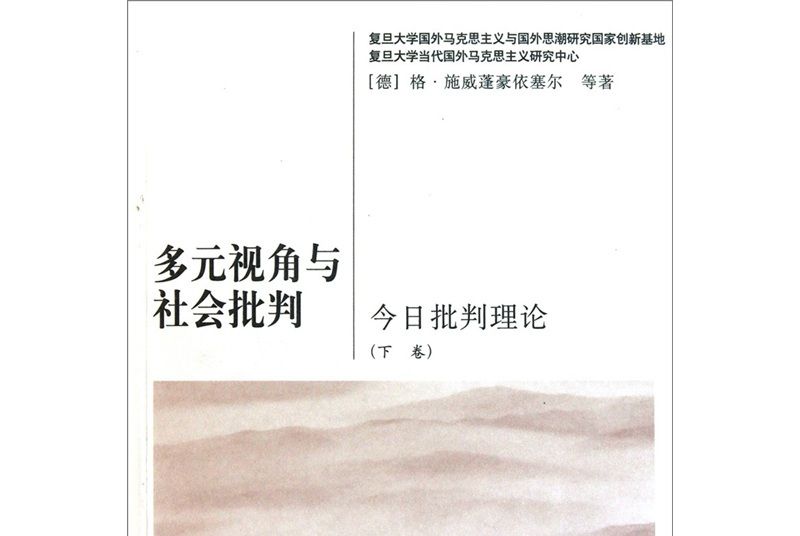 多元視角與社會批判：今日批判理論（下卷）