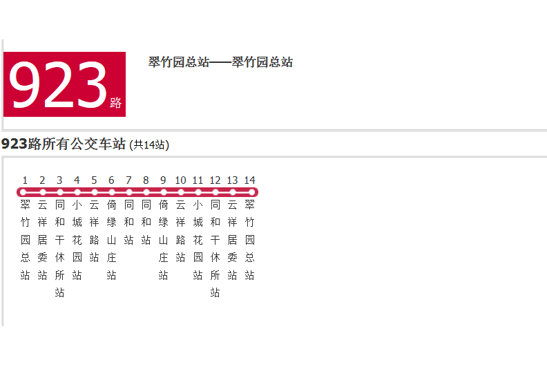 廣州公交923路