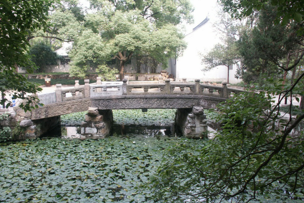 惠山寺廟香花橋