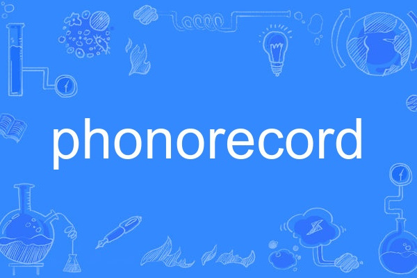 phonorecord