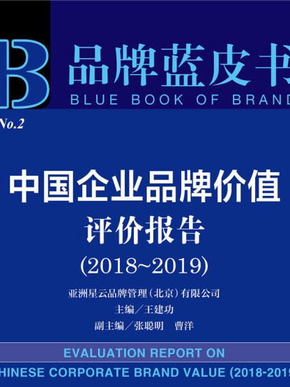 中國企業品牌價值評價報告(2018～2019)
