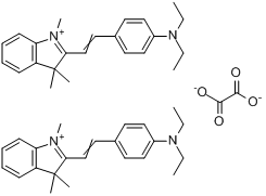 2-[2-[4-（二乙基氨基）苯基]乙烯基]-1,3,3-三甲基-3H-吲哚翁乙二酸鹽