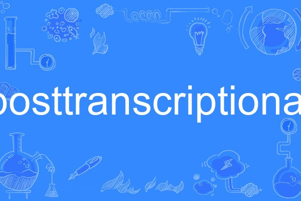 posttranscriptional