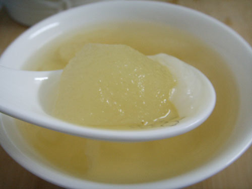 雪梨蜂蜜湯