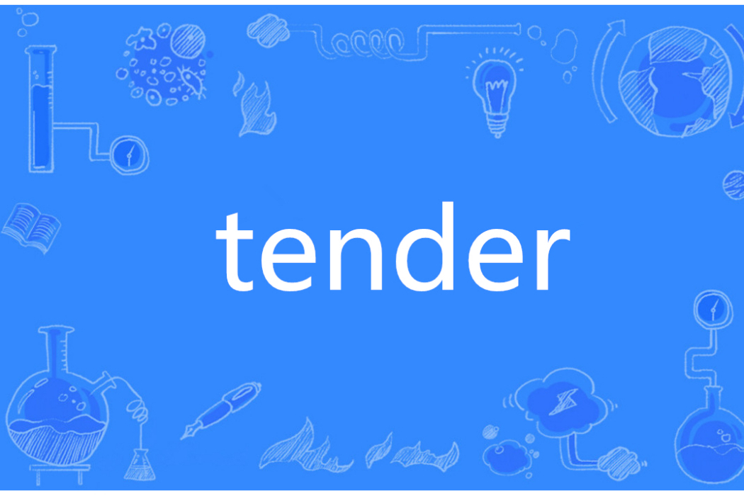 tender(英語單詞)