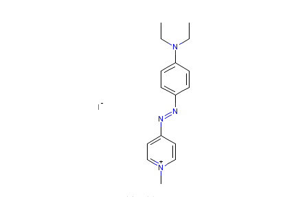 碘化[1-甲基-4-（4-二乙氨基苯偶氮）吡啶鹽][用於陰離子表面活性劑測定的萃取分光光度試劑]