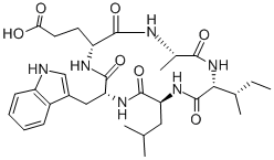 C:DGLU-ALA-ALLO-DILE-LEU-DTRP