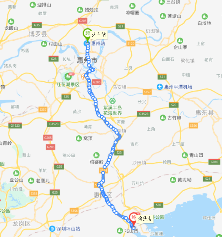 惠州公交惠城K1路