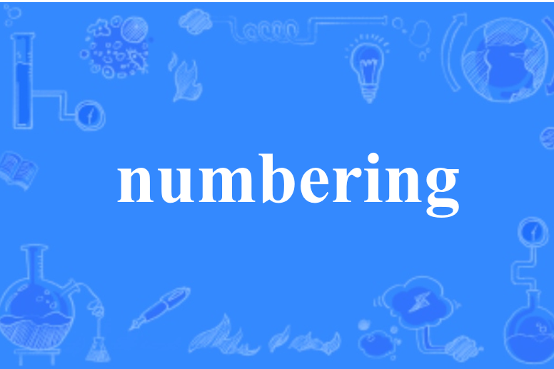 numbering