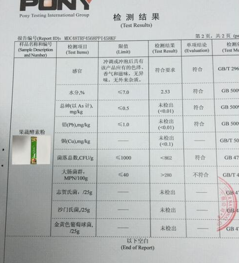 嗖嗖瘦果蔬酵素粉中毒事件