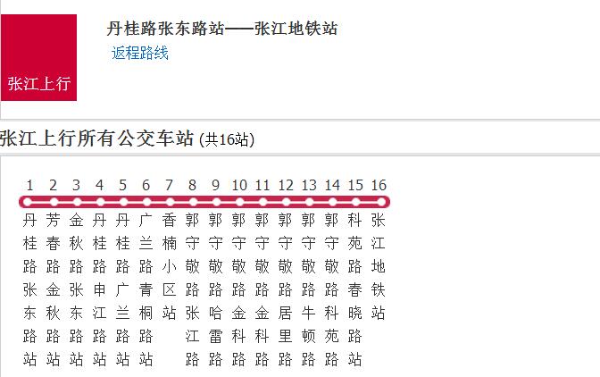 上海公交張江