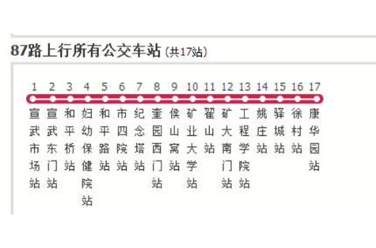 徐州公交87路