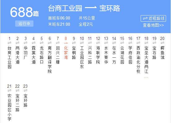 重慶公交688路