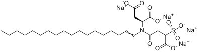 N-（3-羧基-1-氧-3-硫代丙基）-N-十八烷基天冬氨酸四鈉鹽