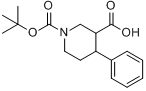 反式-N-BOC-4-苯基哌啶-3-甲酸