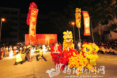 舞獅武術晚會表演