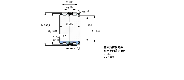 SKF BCRB322778軸承