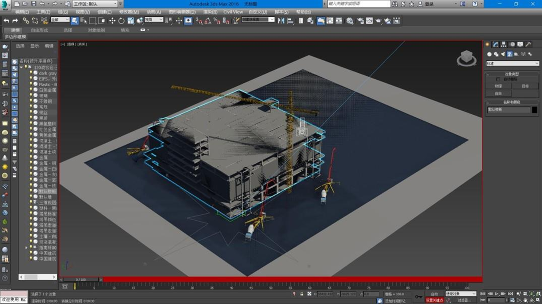 基於BIM技術的大規模矩陣方倉滑模施工工法