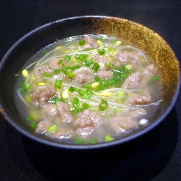 豆芽滑肉湯