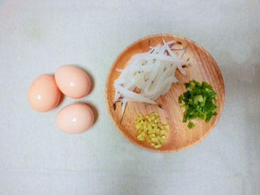 銀魚燜蛋快手菜