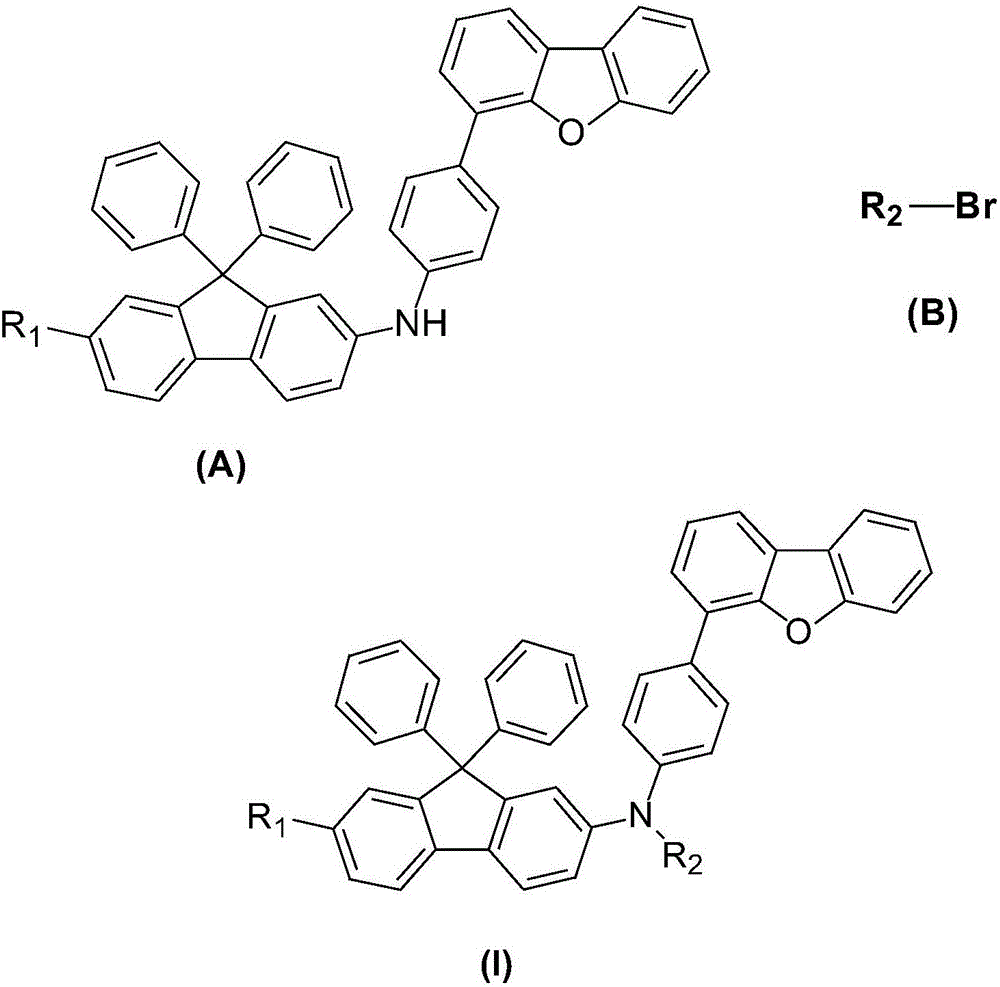 一種9,9‑二苯基芴衍生物及其製備方法和套用