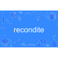 recondite