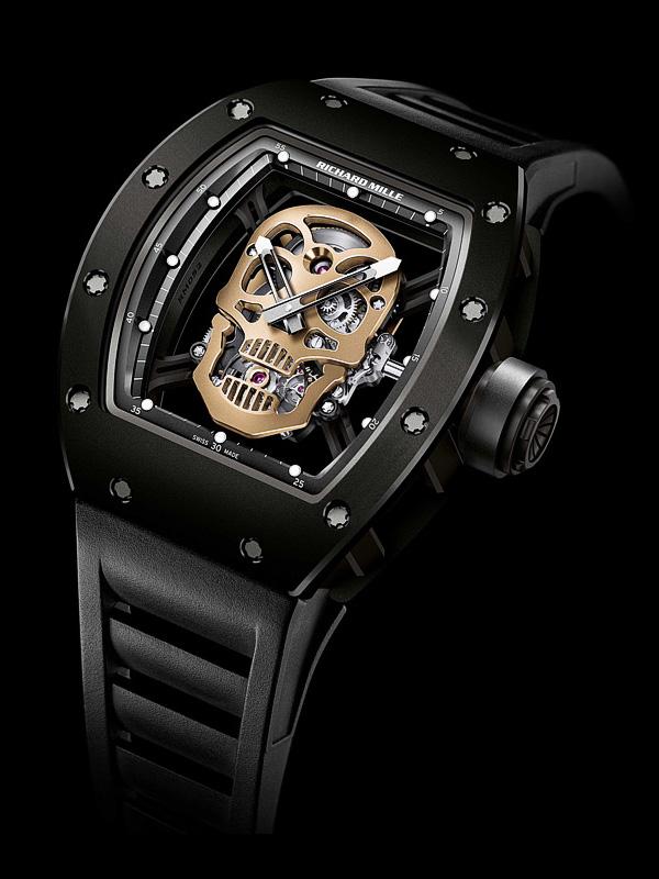 Richard Mille 新款RM 52-01納米陶瓷顱骨陀飛輪