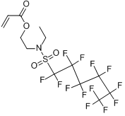 2-[乙基[（十三氟己基）磺醯基]氨基]乙基-2-丙烯酸酯