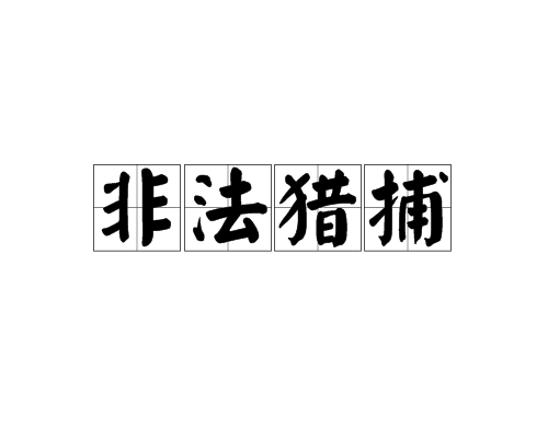 非法獵捕