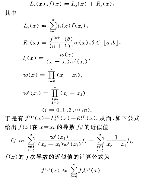 數值微分法