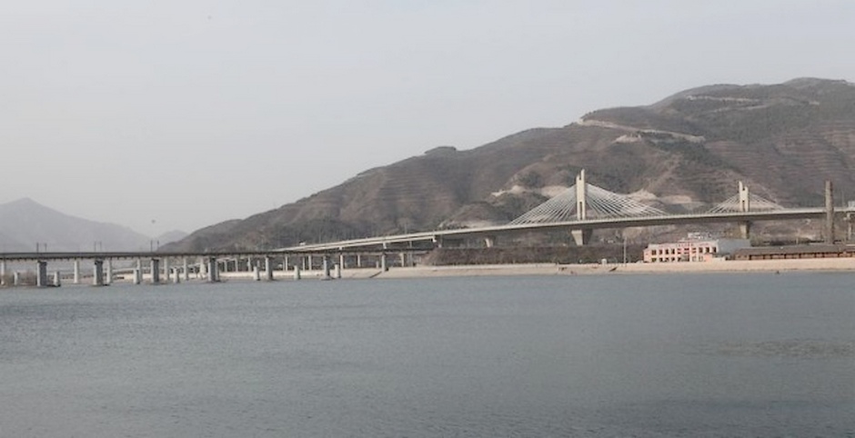 永定河盧溝橋分洪樞紐上流河道