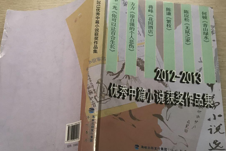 2012-2013優秀中篇小說獲獎作品集