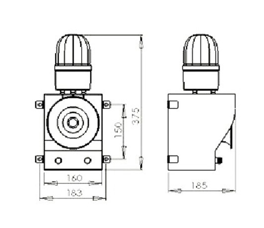 杭州亞松電子有限公司YS-05A聲光報警器