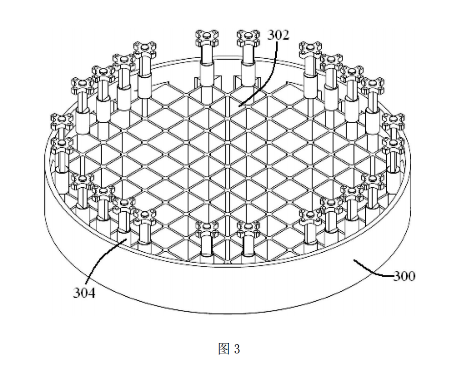 核電站反應堆流量分配結構