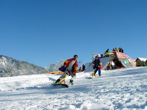 雪地滑板