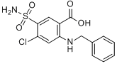 N-苯甲基-4-氯-5-氨磺醯鄰氨基苯甲酸