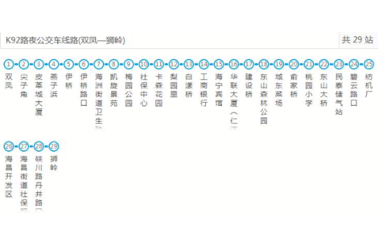 嘉興公交K92路