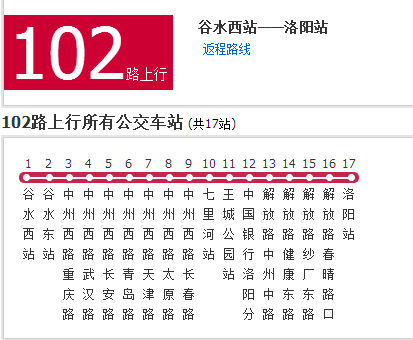 洛陽公交102路