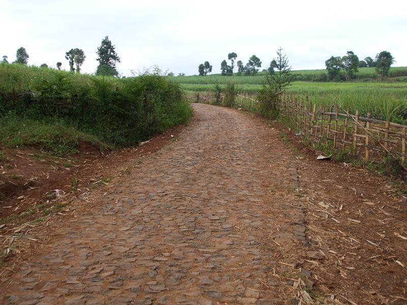 雲南省鳳慶縣營盤鎮秀塘村進村道路