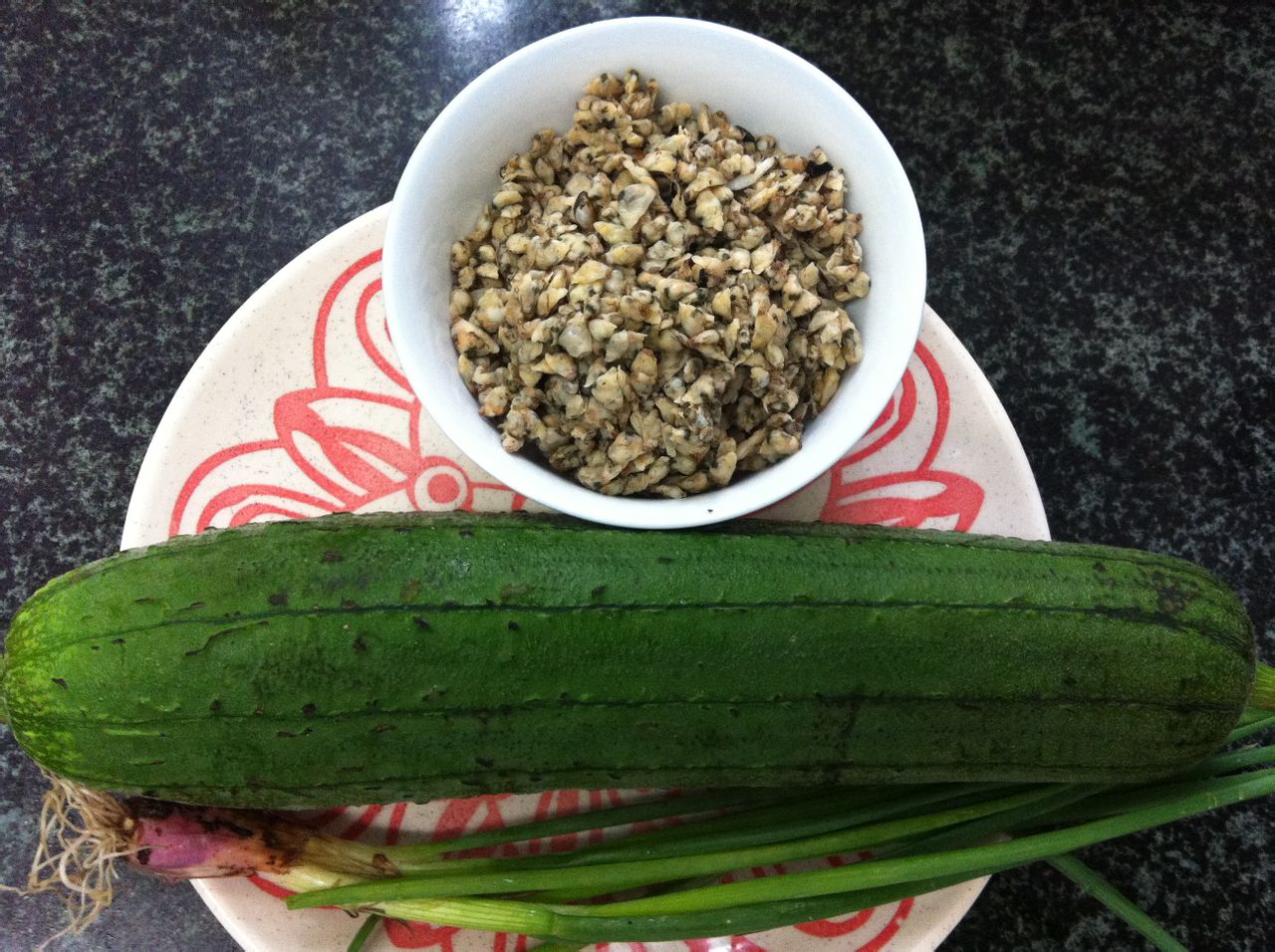 水瓜海蜆肉燴油條